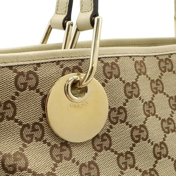 GUCCI Beige Leather Shoulder Bag - Picture 10 of 10
